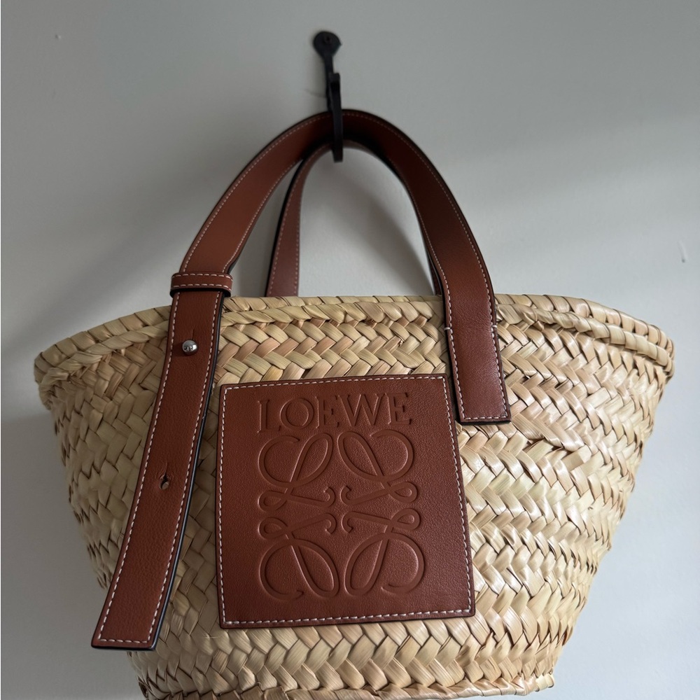 Loewe Brown Woven Tote